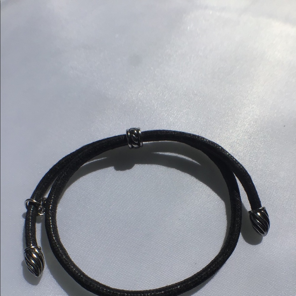 David Yurman leather bracelet